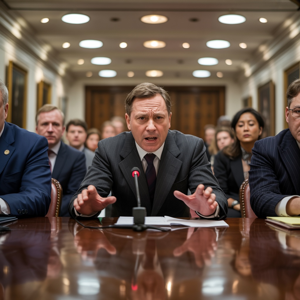 A formal meeting in progress at Westminster Council chambers.